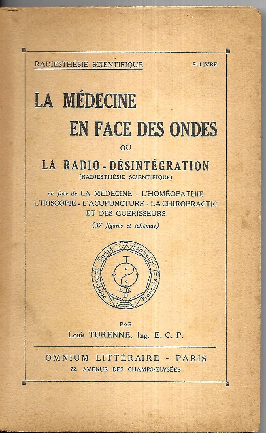 Copertina di La Médecine en face des Ondes di Louis Turenne, 1952