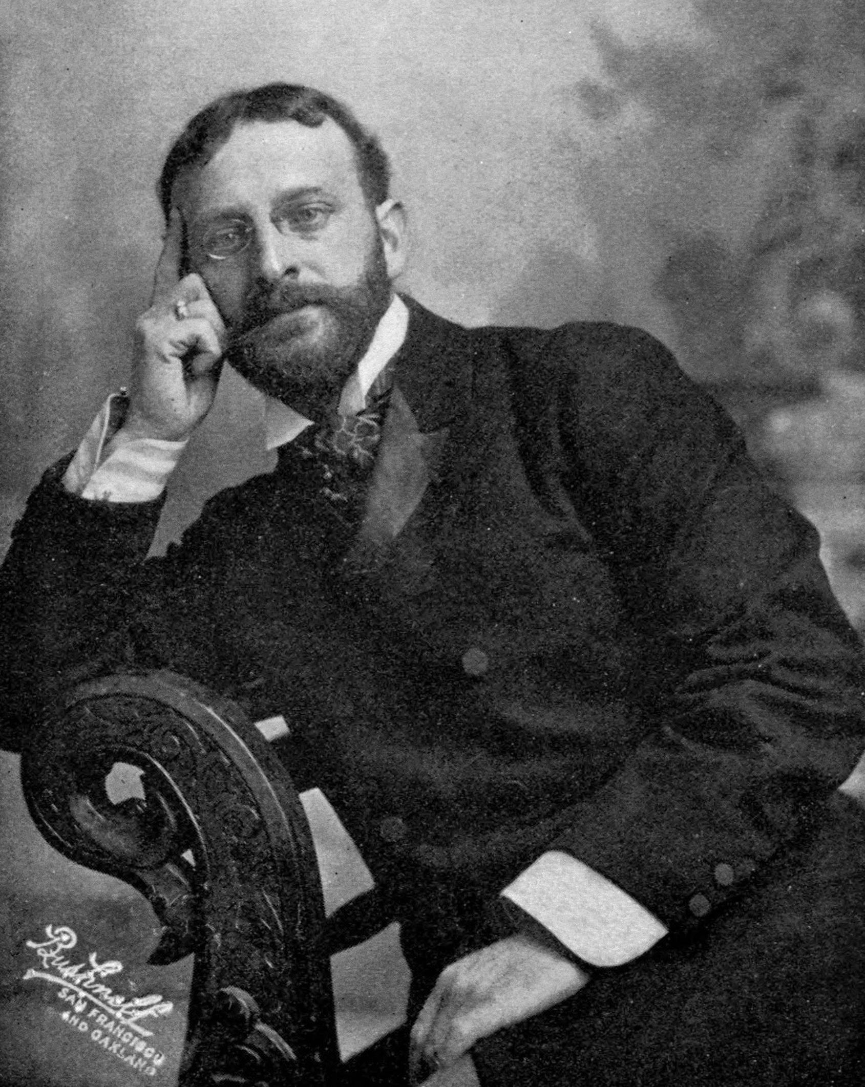 Ritratto storico di Albert Abrams, medico statunitense legato alla nascita della radionica