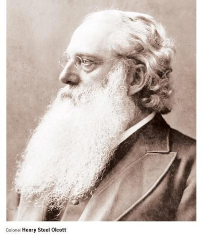 Ritratto storico di Henry Steel Olcott, cofondatore della Società Teosofica
